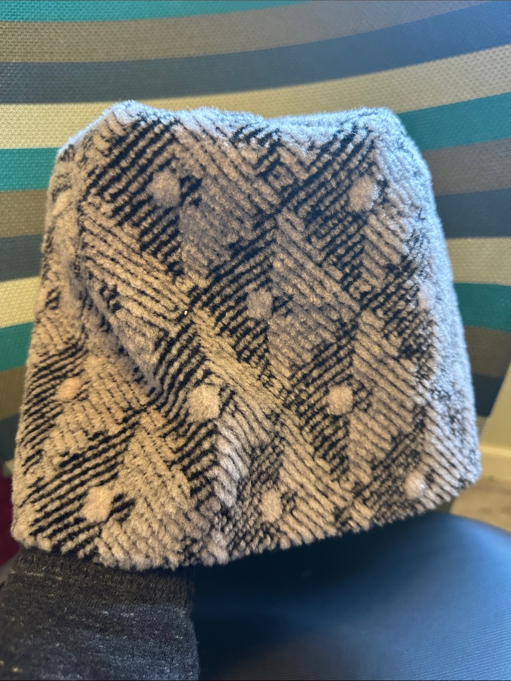 Warm Memories Made in Alaska Oversized Fleece Hat